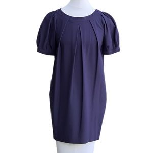 Theory Purple Becca Dress Size P Excellent Condition Pleated Cute